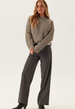 Pieces Pccleo Ls O-neck Chunky Knit