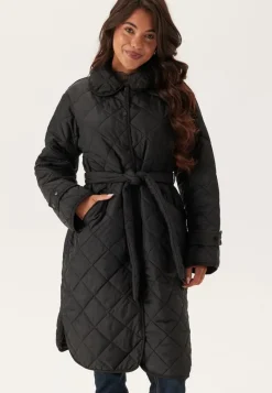Pieces Pcemily Long Quilted Jacket