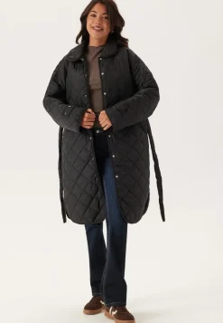 Pieces Pcemily Long Quilted Jacket