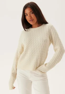 Pieces Pcfia Ls Cable Knit