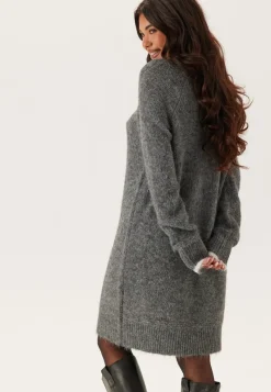 Pieces Pcivy Ls Contrast Knit Dress