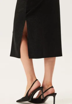 Pieces Pcjina Ls Boatneck Midi Dress