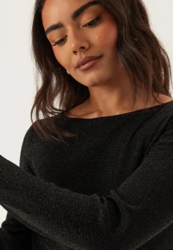 Pieces Pcjina Ls Boatneck Top Jrs