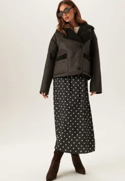 Pieces Pcjuno Coated Teddy Jacket