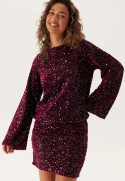 Pieces Pckam Ls Deep Back Bow Top