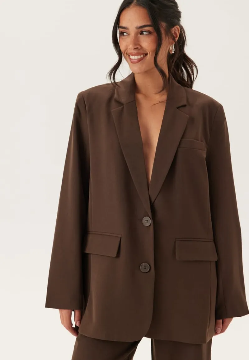 Pieces Pckamil Ls Loose Blazer