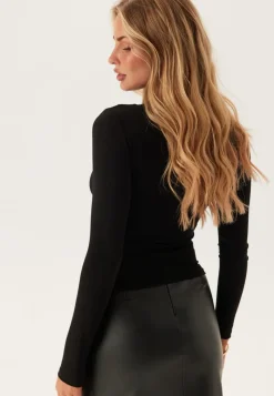 Pieces Pcmadison Ls Draped Top Jrs