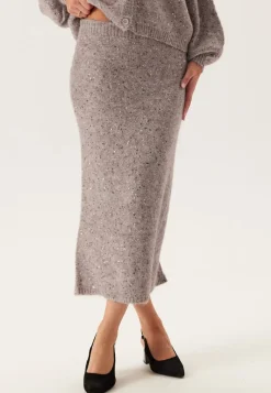 Pieces Pcmesva Hw Sequin Midi Knit Skirt