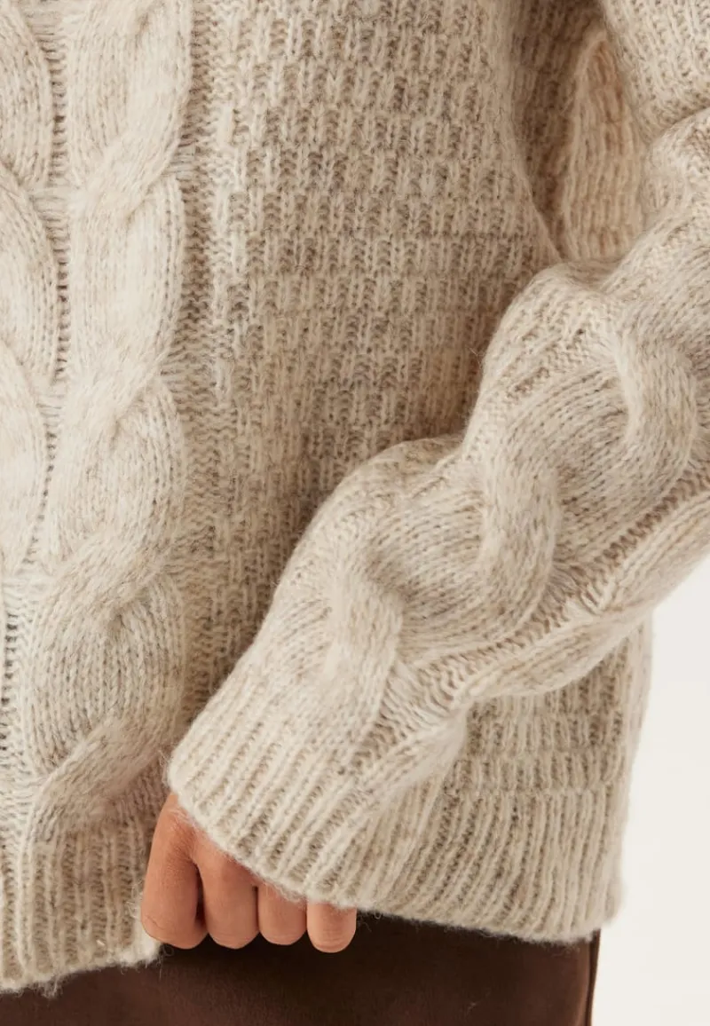 Pieces Pcnina Ls O-neck Knit