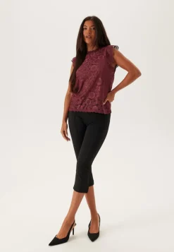 Pieces Pcolline SL Lace Top