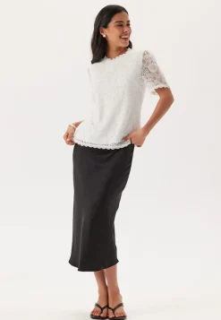 Pieces Pcolline Ss Lace Top