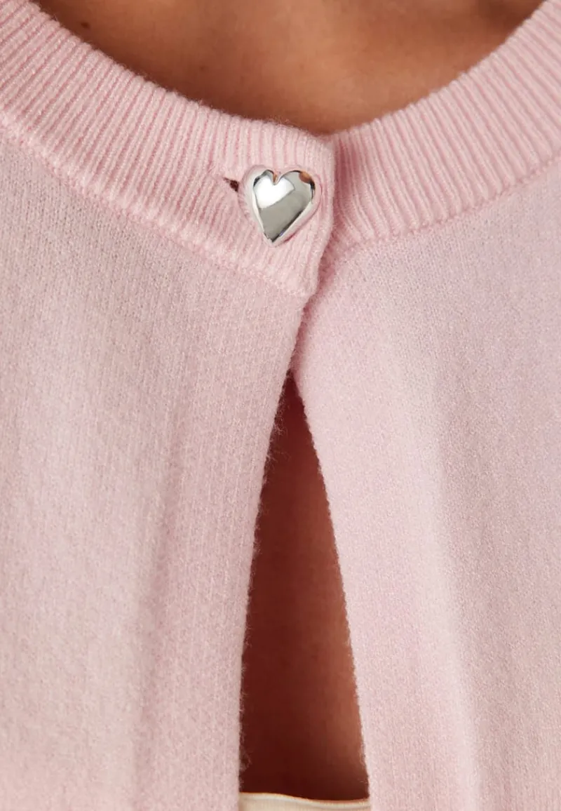 Pieces Pcorina Ls O-neck Knit Cardiga