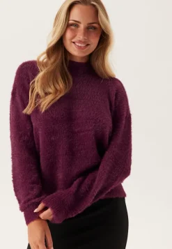 Pieces Pcovy Ls Mock Neck Knit