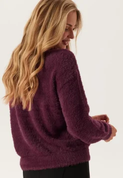 Pieces Pcovy Ls Mock Neck Knit