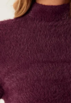 Pieces Pcovy Ls Mock Neck Knit