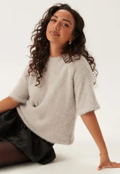 Pieces Pcovy Ss O-neck Knit