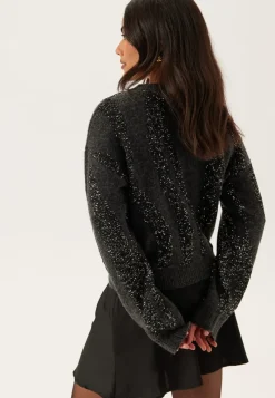 Pieces Pcrada Ls O-neck Sequin Knit