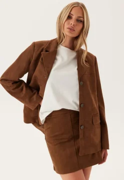 Pieces Pcrakel Brushed Hw Mini Skirt