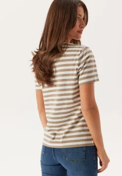 Pieces Pcria Ss Tee Stripes Noos