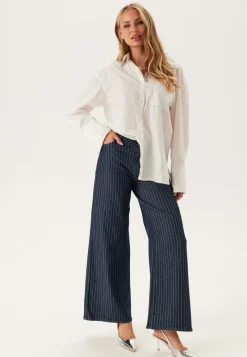 Pieces Pcrose Mw Wide Denim Jeans