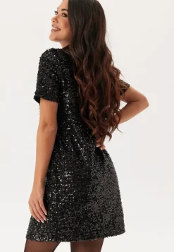 Pieces Pcserena Sequin Ss O-neck Dres