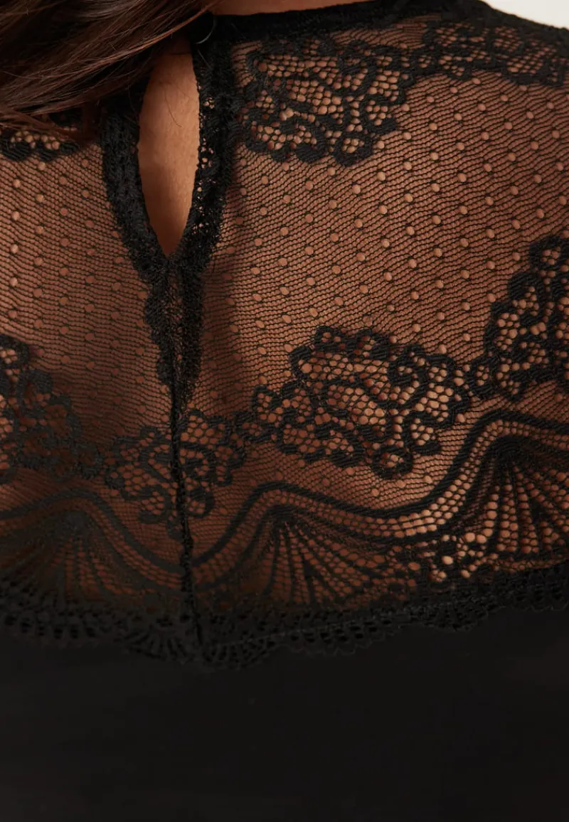 Pieces Pcsinna Ls Bodystocking