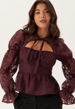 Chiara Forthi Peplum Blouse