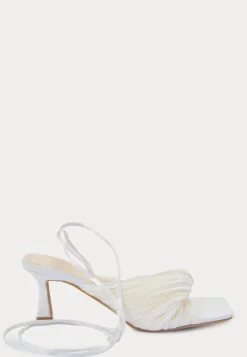 Bubbleroom Occasion Pleated Front Heeled Sandal