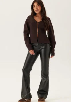 Chiara Forthi PU Bootcut Trousers