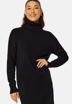 VILA Rill Roll Neck L/S Midi Dress