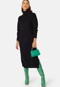 VILA Rill Roll Neck L/S Midi Dress