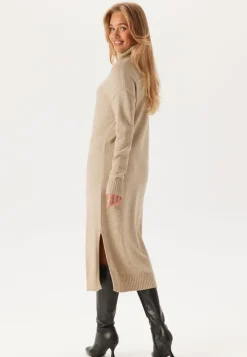 VILA Rill Roll Neck L/S Midi Dress