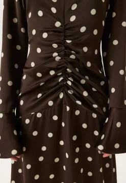 Bubbleroom Occasion Ruched Front Midi Dress