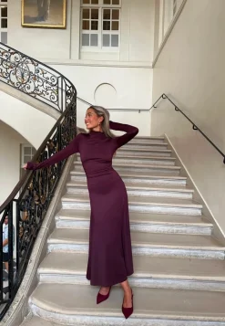 Emelie Olson X Bubbleroom Ruched Long Dress