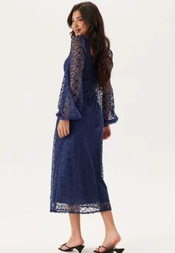 Bubbleroom Occasion Ruched L/S Midi Dress