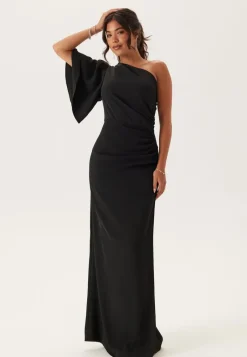 Bubbleroom Occasion Ruched One Shoulder Gown