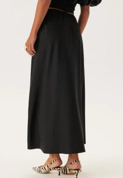 BUBBLEROOM Satin Midaxi Skirt