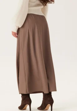 BUBBLEROOM Satin Midaxi Skirt