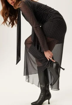 Bubbleroom Occasion Scarf Mesh Ankle Dress