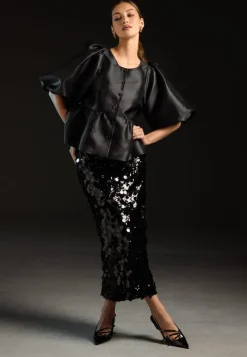 Bubbleroom Occasion Sequin Ankle Skirt