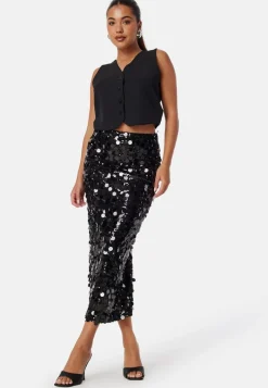 Bubbleroom Occasion Sequin Ankle Skirt
