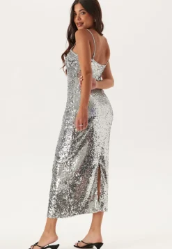 BUBBLEROOM Sequin Strap Dress
