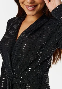 John Zack Sequin Wide Leg Jumpsuit