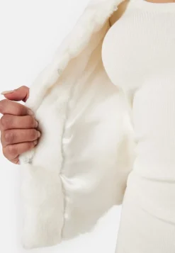 Chiara Forthi Short Party Faux Fur Jacket