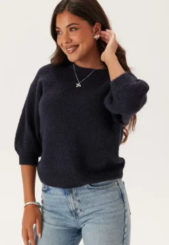 BUBBLEROOM Short Sleeve Knitted Sweater