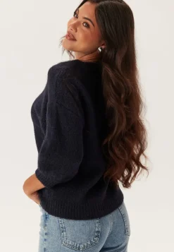 BUBBLEROOM Short Sleeve Knitted Sweater