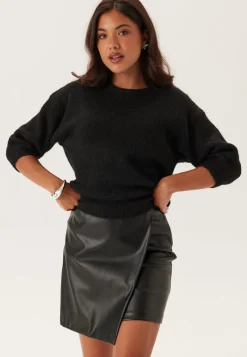 BUBBLEROOM Short Sleeve Knitted Sweater