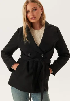 BUBBLEROOM Short Wool Blend Coat