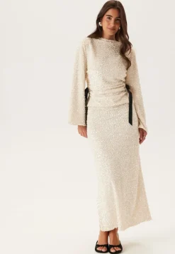 Bubbleroom Occasion Side Slit Sequin Top