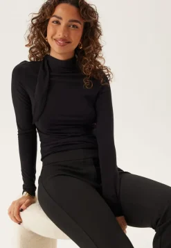 SELECTED Slflina Lano Ls High Neck Top